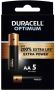 Duracell Batterij Optimum 200% 5xAA - Thumbnail 1