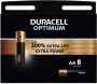 Duracell batterij Optimum AA blister van 8 stuks - Thumbnail 2