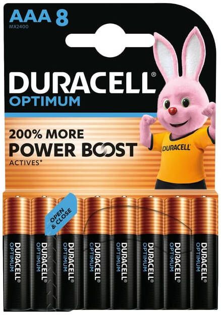 Duracell Batterij Optimum 8x AAA