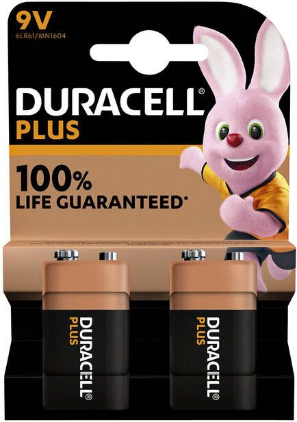 Duracell Batterij Plus 2x9Volt