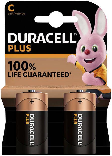 Duracell Batterij Plus 2xC