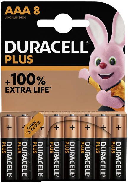 Duracell Batterij Plus 8xAAA