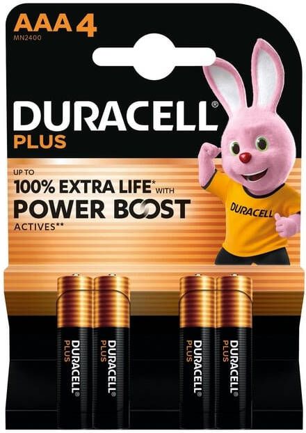 Duracell Batterij Plus Powerboost 4x AAA