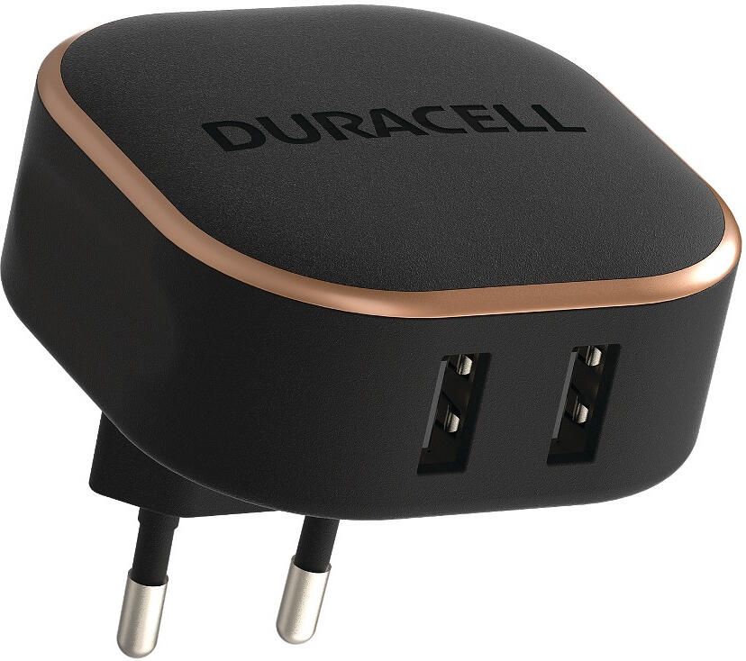 Duracell DRACUSB14-EU oplader voor mobiele apparatuur Zwart