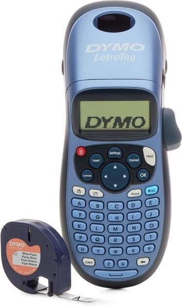 Dymo Labelprinter LetraTag 100H draagbaar abc 12mm blauw