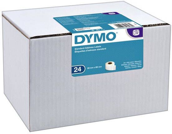 Dymo Etiket 13188 labelwriter 28x89mm adreslabel 3120stuks