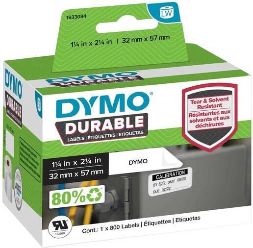 Dymo Etiket 1933084 labelwriter 32x57mm 800 stuks