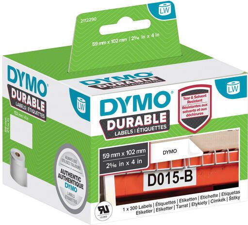 Dymo Etiket 1933088 labelwriter 59x102mm 300 stuks