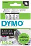 Dymo Labeltape 40910 D1 720670 9mmx7m zwart op transparant - Thumbnail 2
