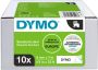 Dymo Labeltape D1 41913 9mmx7m polyester zwart op wit doos Ã  10 stuks - Thumbnail 2
