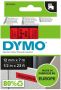 Dymo Labeltape 45017 D1 720570 12mmx7m zwart op rood - Thumbnail 2