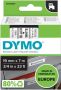 Dymo Labeltape LabelManager D1 polyester 19mmx7m zwart op wit - Thumbnail 1