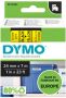 Dymo Labeltape 53718 D1 720980 24mmx7m zwart op geel - Thumbnail 2