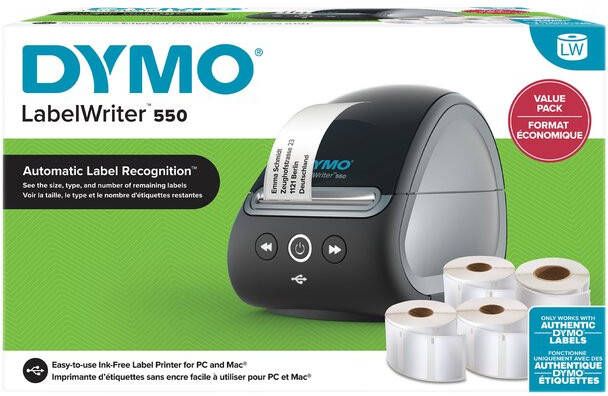 Dymo Labelwriter LW550 Bundel