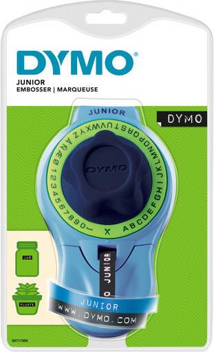 Dymo Lettertang Junior embossing blauw