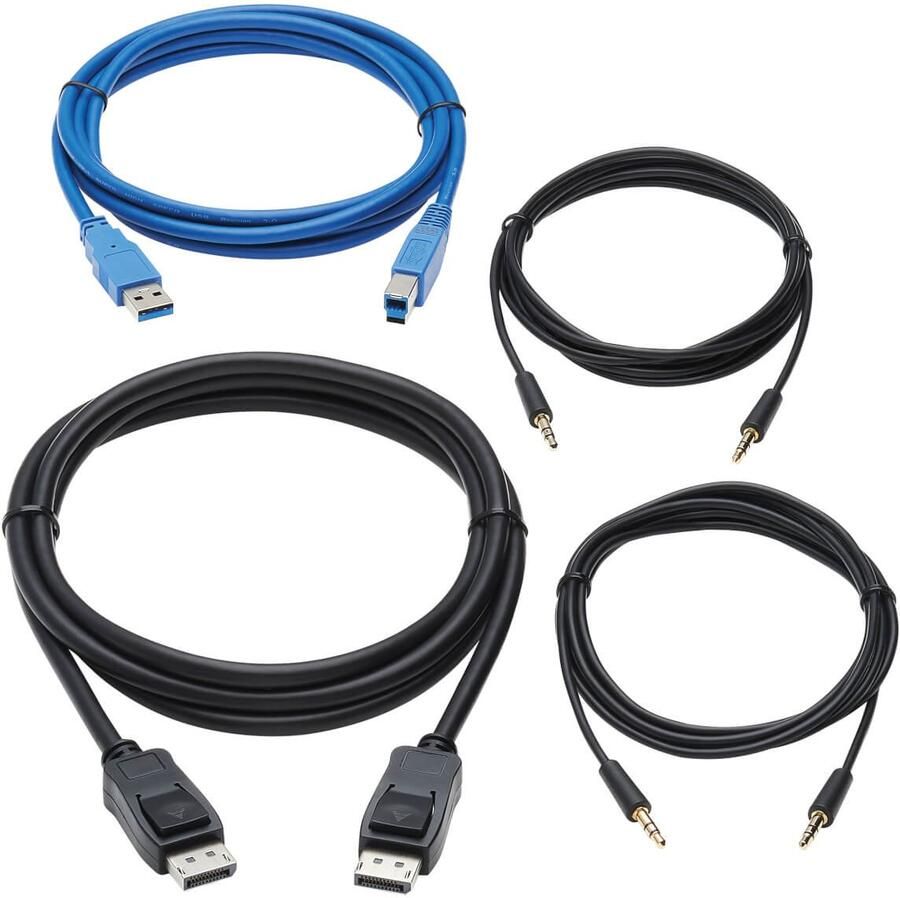 Eaton Tripp Lite P785-DPKIT06 toetsenbord-video-muis (kvm) kabel Zwart Blauw 1 8 m
