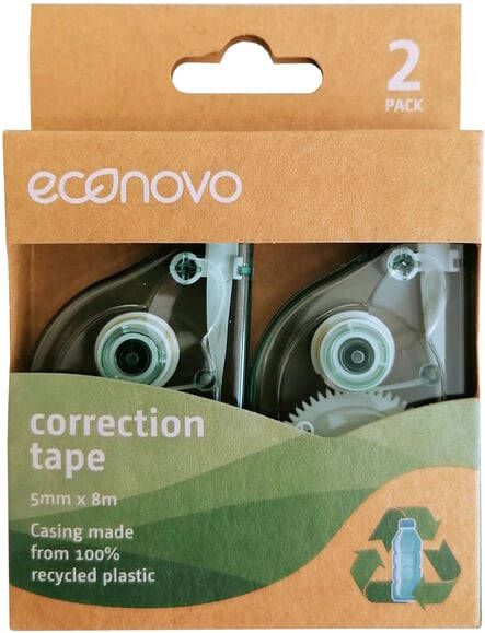 Econovo correctieroller ft 5 mm x 8 m blister van 2 stuks