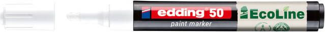 Edding Ecoline Paintmarker edding 50 EcoLine op waterbasis 2-3mm wit