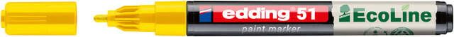 Edding Ecoline Paintmarker edding 51 EcoLine op waterbasis 1-2mm geel