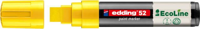 Edding Ecoline Paintmarker edding 52 EcoLine op waterbasis 4-15mm geel