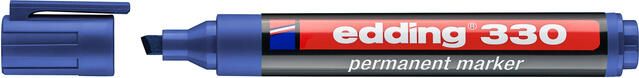 Edding Viltstift 330 schuin 1.5-5mm blauw - Foto 2