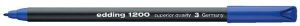 Edding Fineliner 1200 blauw 0.5 1mm