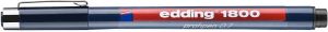 Edding Fineliner 1800 zwart 0.7mm