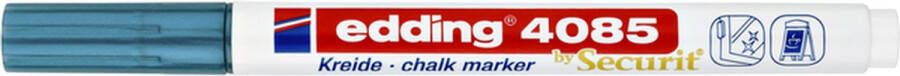 Edding Krijtmarker e-4085 ronde punt van 1 2 mm metallic blauw