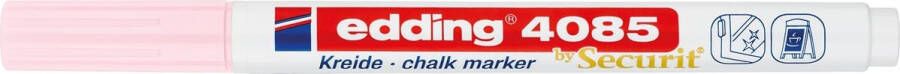 Edding Krijtmarker e 4085 ronde punt van 1 2 mm pastelroze