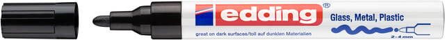 Edding Paintmarker 750 op oliebasis 2-4mm creatief zwart