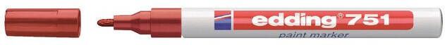 Edding Paintmarker 751 op oliebasis 1-2mm pastel rood