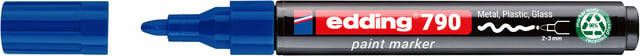 Edding Paintmarker 790 op alcoholbasis 2-3mm blauw