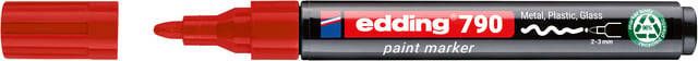 Edding Paintmarker 790 op alcoholbasis 2-3mm rood
