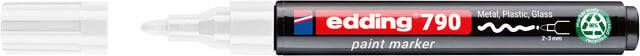 Edding Paintmarker 790 op alcoholbasis 2-3mm wit