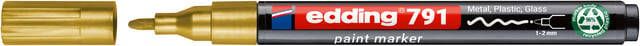 Edding Paintmarker 791 op alcoholbasis 1-2mm goud