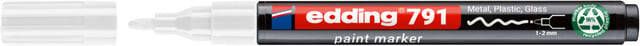 Edding Paintmarker 791 op alcoholbasis 1-2mm wit