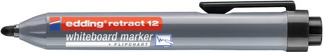 Edding Whiteboardmarker 12 drukknop rond 1.5-3mm zwart