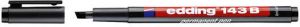Edding Viltstift 143 beitel 1 3mm zwart