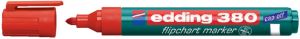 Edding Viltstift 380 flipover rond rood 1.5-3mm