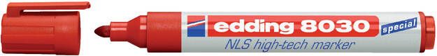 Edding Viltstift 8030 NLS High-Tech marker 1.5-3mm rood