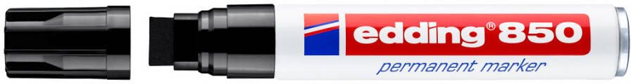 Edding Viltstift 850 blokpunt zwart 5-16mm - Foto 3