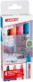 Edding Viltstift 95 glasbord rond 1.5-3mm inclusief zwart assorti setà 4 stuks - Thumbnail 2