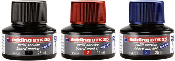 Edding Viltstiftinkt BTK25 voor whiteboard zwart - Foto 1