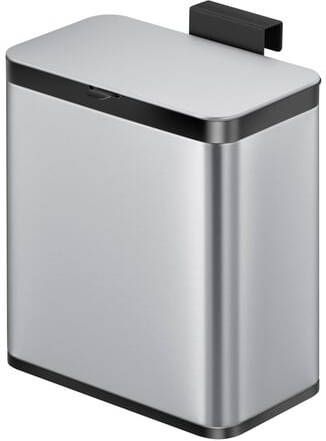 EKO Afvalbak Puro klein 7 liter zilver