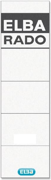 Elba Rado Plast rugetiket ft 4 x 15 9 cm pak van 10 stuks