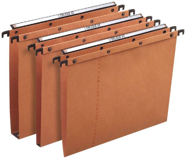 Elba L&apos;Oblique hangmappen voor laden AZO tussenafstand 365 mm (folio) V-bodem oranje