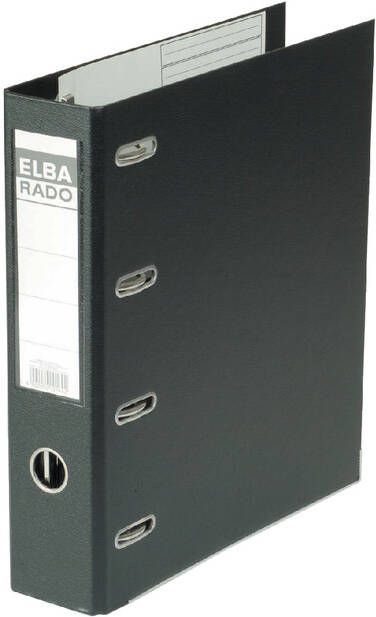 HAMELIN ELBA Rado Plast ordner A4 dubbel ordnermechaniek 75 mm kunststof zwart