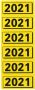 HAMELIN ELBA ordner jaaretiketten 2021 geel (120 st.) - Thumbnail 2