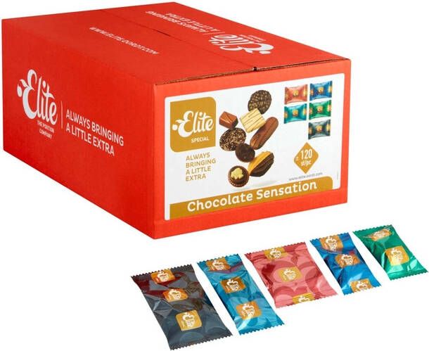 Elite Koekjes Chocolate Sensations 120 stuks assorti