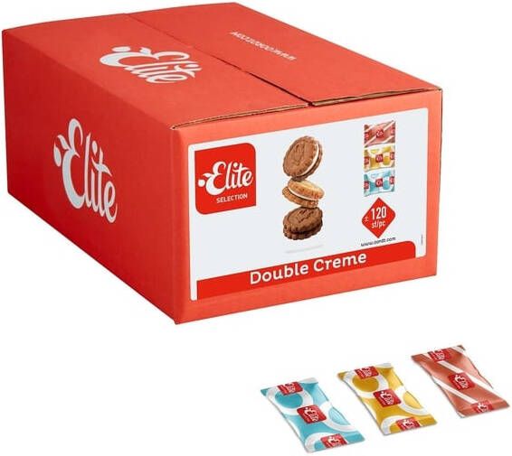 Elite Koekjes Selection Double CrÃ¨me mix 120 stuks